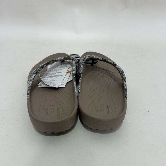 Crocs Kadee II Women's Flip-Flops “Tan Snakeskin” - Picture 4 of 6